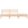 Garden Sofa 3-Seater Solid Wood Pine - Stylish Outdoor Seating