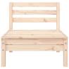 Garden Sofa 3-Seater Solid Wood Pine - Stylish Outdoor Seating