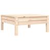 Garden Sofa 3-Seater Solid Wood Pine - Stylish Outdoor Seating