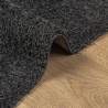 Shaggy Rug High Pile Modern Anthracite - 120x120 cm | HipoMarket