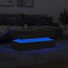 Modern Coffee Table with LED Lights in Sonoma Oak | Hipo Market