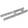 Fence Anchors 6 pcs Galvanised Steel - Durable & Secure