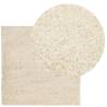 Shaggy Rug High Pile Modern Gold 200x200 cm - Cozy & Stylish