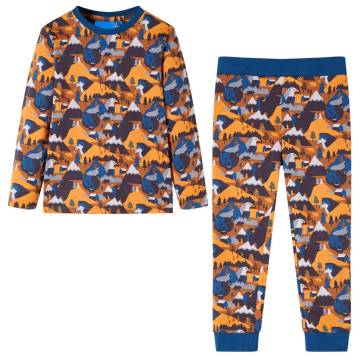 Kids' Pyjamas with Long Sleeves Cognac - Comfortable & Stylish