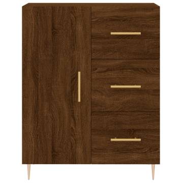 Highboard Brown Oak - Stylish Storage Solution | HipoMarket