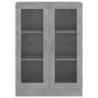 Vitrine Cabinet Concrete Grey 82.5x30.5x115 cm | Hipomarket