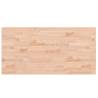 Rectangular Solid Wood Beech Table Top - 100x50 cm