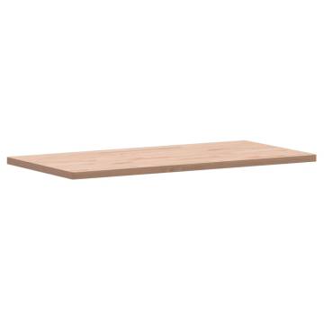 Rectangular Solid Wood Beech Table Top - 100x50 cm