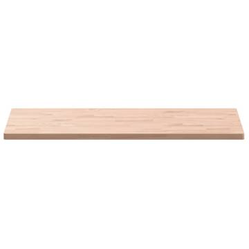 Rectangular Solid Wood Beech Table Top - 100x50 cm