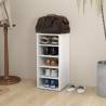 Shoe Cabinet White 31.5x35x70 cm | Durable Storage Solution