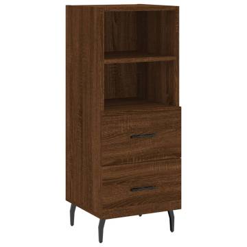 Highboard Brown Oak 34.5x34x180 cm - Stylish & Durable Storage