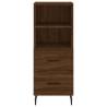 Highboard Brown Oak 34.5x34x180 cm - Stylish & Durable Storage