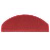 Carpet Stair Treads Set of 15 - Bordeaux Red | HipoMarket