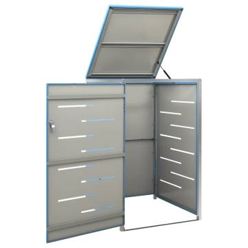 Stainless Steel Single Wheelie Bin Shed | Hide Your Garbage Bin