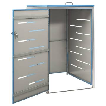 Stainless Steel Single Wheelie Bin Shed | Hide Your Garbage Bin