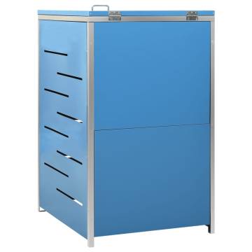 Stainless Steel Single Wheelie Bin Shed | Hide Your Garbage Bin