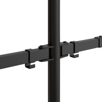 Adjustable Monitor Mount - Black Steel VESA 75/100 mm