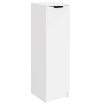 Shoe Cabinet White 30x35x100 cm | Engineered Wood Storage