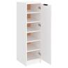 Shoe Cabinet White 30x35x100 cm | Engineered Wood Storage