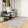 Rug HUARTE Short Pile Soft and Washable Grey 80x200 cm Colour grey Size 80 x 200 cm 