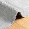 HUARTE Short Pile Soft & Washable Grey Rug 80x200 cm