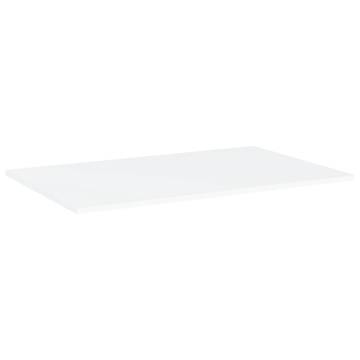 White Bookshelf Boards - Set of 4 | 80x50 cm | Hipomarket