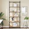 6-Tier Sonoma Oak Bookcase - Stylish & Durable Storage Solution