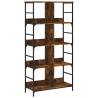 Bookshelf Smoked Oak - Stylish Storage & Industrial Design