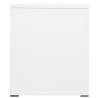 Durable White Filing Cabinet - 46x62x72.5 cm Steel Design