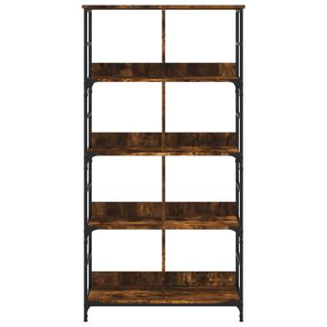 Bookshelf Smoked Oak - Stylish Storage & Industrial Design