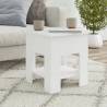 Coffee Table High Gloss White 40x40x42 cm Engineered Wood Colour high gloss white Size 40 x 40 x 42 cm Quantity in Package 1 