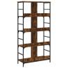 Bookshelf Smoked Oak - Stylish Storage & Industrial Design