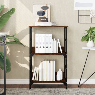 Bookshelf Brown Oak - Stylish & Durable | Hipo Market UK