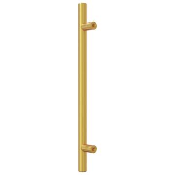 Elegant Gold Cabinet Handles - 10 pcs Stainless Steel 160 mm