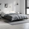 Black Bed Frame 140x190 cm - Durable Engineered Wood | Hipomarket