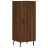 Stylish Highboard Brown Oak | Engineered Wood, 34.5x34x180 cm