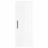 Highboard High Gloss White 34.5x34x180 cm - Stylish Storage