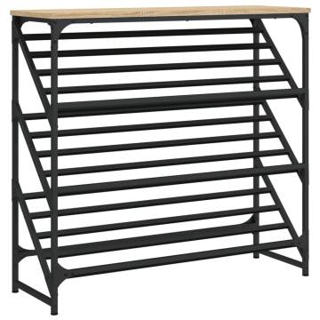 Shoe Rack Sonoma Oak 90x30x85 cm - Stylish & Durable