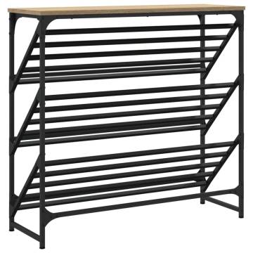 Shoe Rack Sonoma Oak 90x30x85 cm - Stylish & Durable