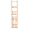 5-Tier Solid Pinewood Storage Racks - 500 kg Capacity | HipoMarket