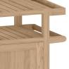 Bar Cart 70x50x90 cm Solid Wood Teak - Stylish Storage Solution