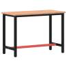 Solid Wood Beech Workbench 115x55 cm - Durable & Versatile