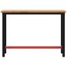 Solid Wood Beech Workbench 115x55 cm - Durable & Versatile