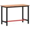 Solid Wood Beech Workbench 115x55 cm - Durable & Versatile