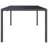 Stylish Anthracite Garden Table 200x100 cm - Durable Steel Design