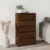 Drawer Cabinet Brown Oak 60x36x103 cm Engineered Wood Colour brown oak Quantity in Package 1 