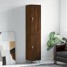 Highboard Brown Oak 34.5x34x180 cm Engineered Wood Colour brown oak Quantity in Package 1 Model 1 door 