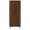 Stylish Highboard in Brown Oak - 34.5x34x180 cm