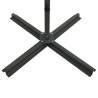 Cantilever Umbrella with LED Lights - 250 cm Black