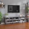 Stylish Grey Sonoma TV Cabinet - 150x30x44.5 cm